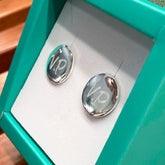 PABLO round cufflinks - customizable silver 15mm